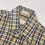 Reyn’s GANT レインズ・ガント Woodbridge Collection チェック 長袖シャツ 15 1/2-34/イエロー×ブルー メンズ ユニオンチケット