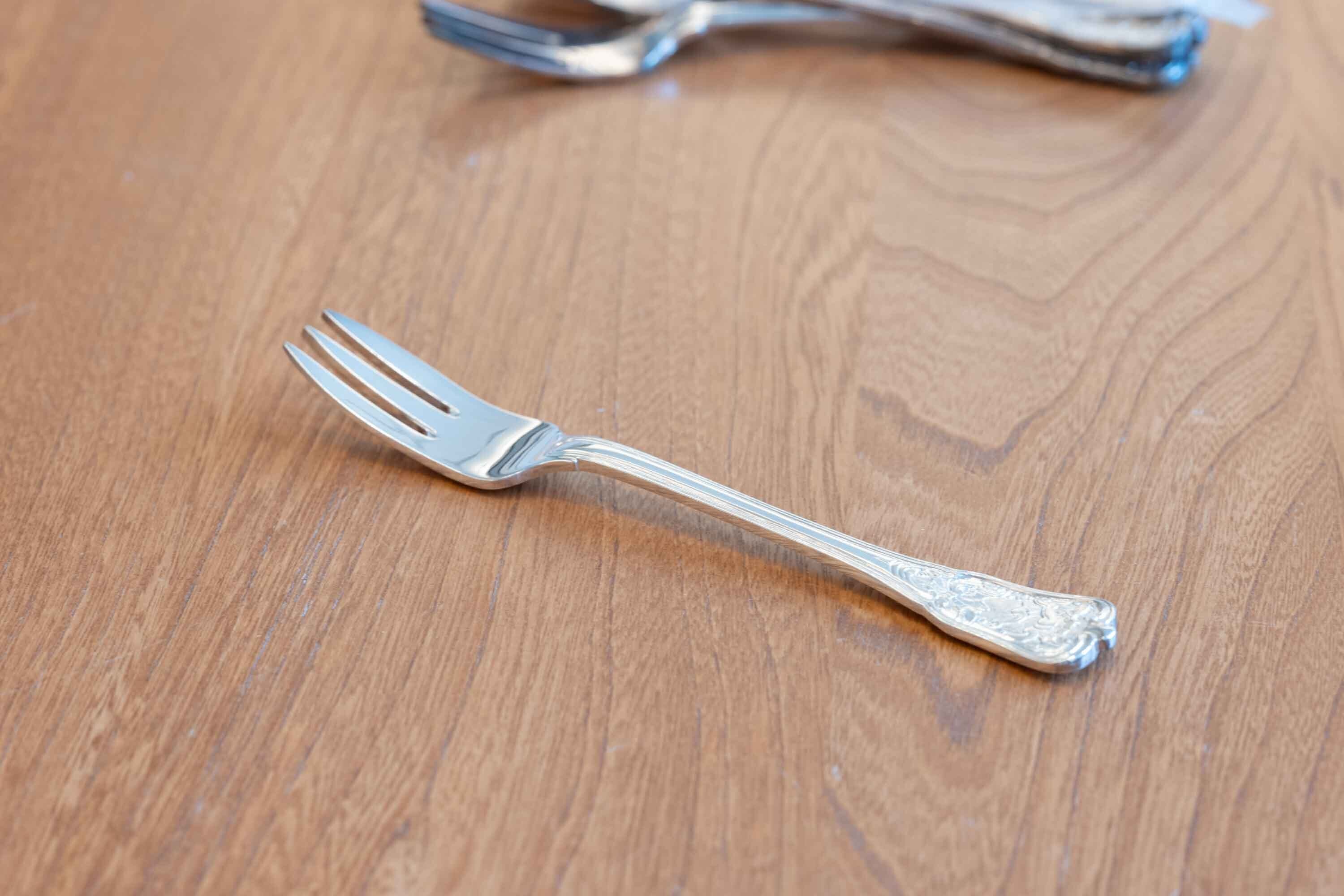 ジョージジェンセン ケーキフォーク 銀プレート(E.P.N.S)