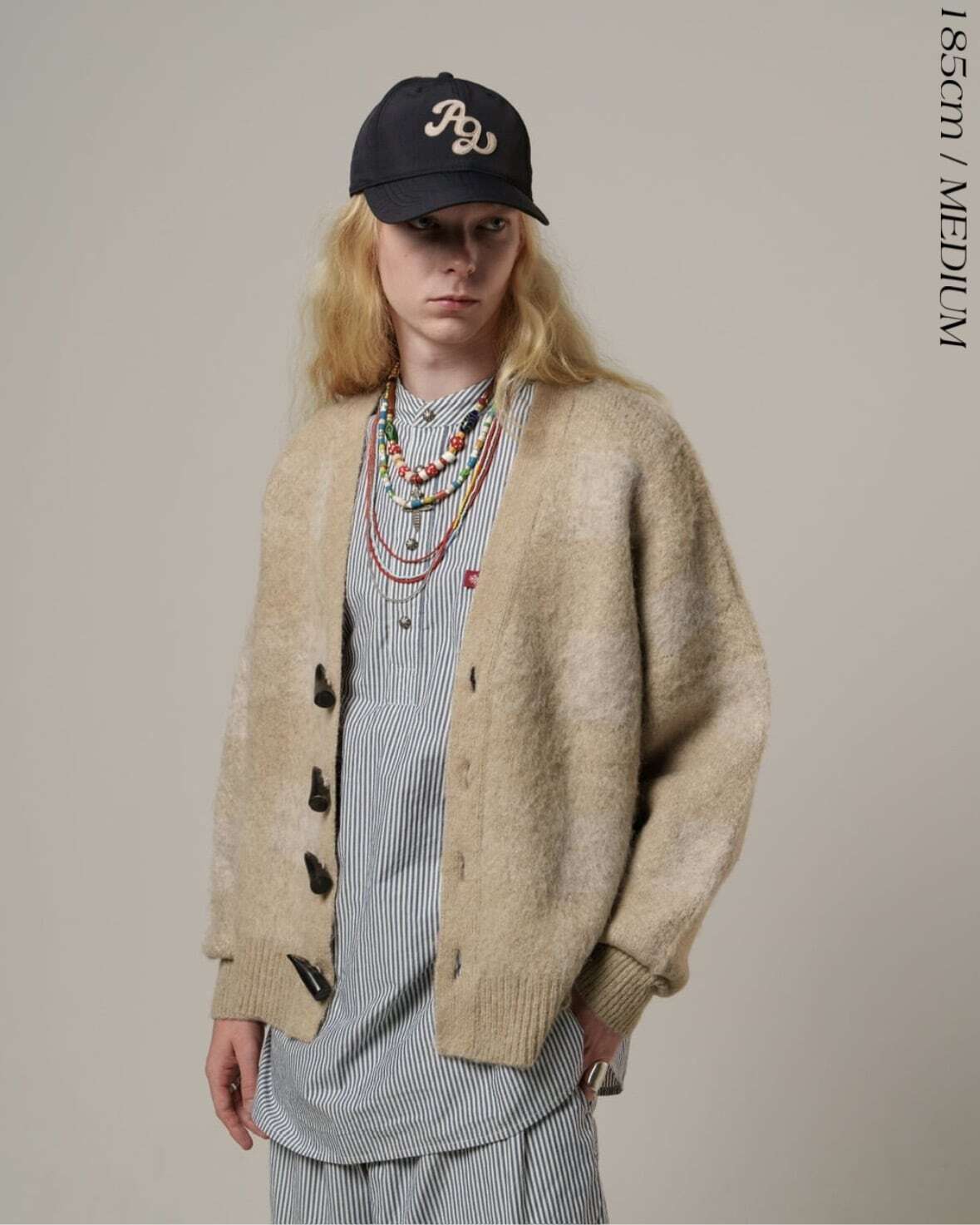 Moist Touch Knit Cardigan / Red | AMBERGLEAM