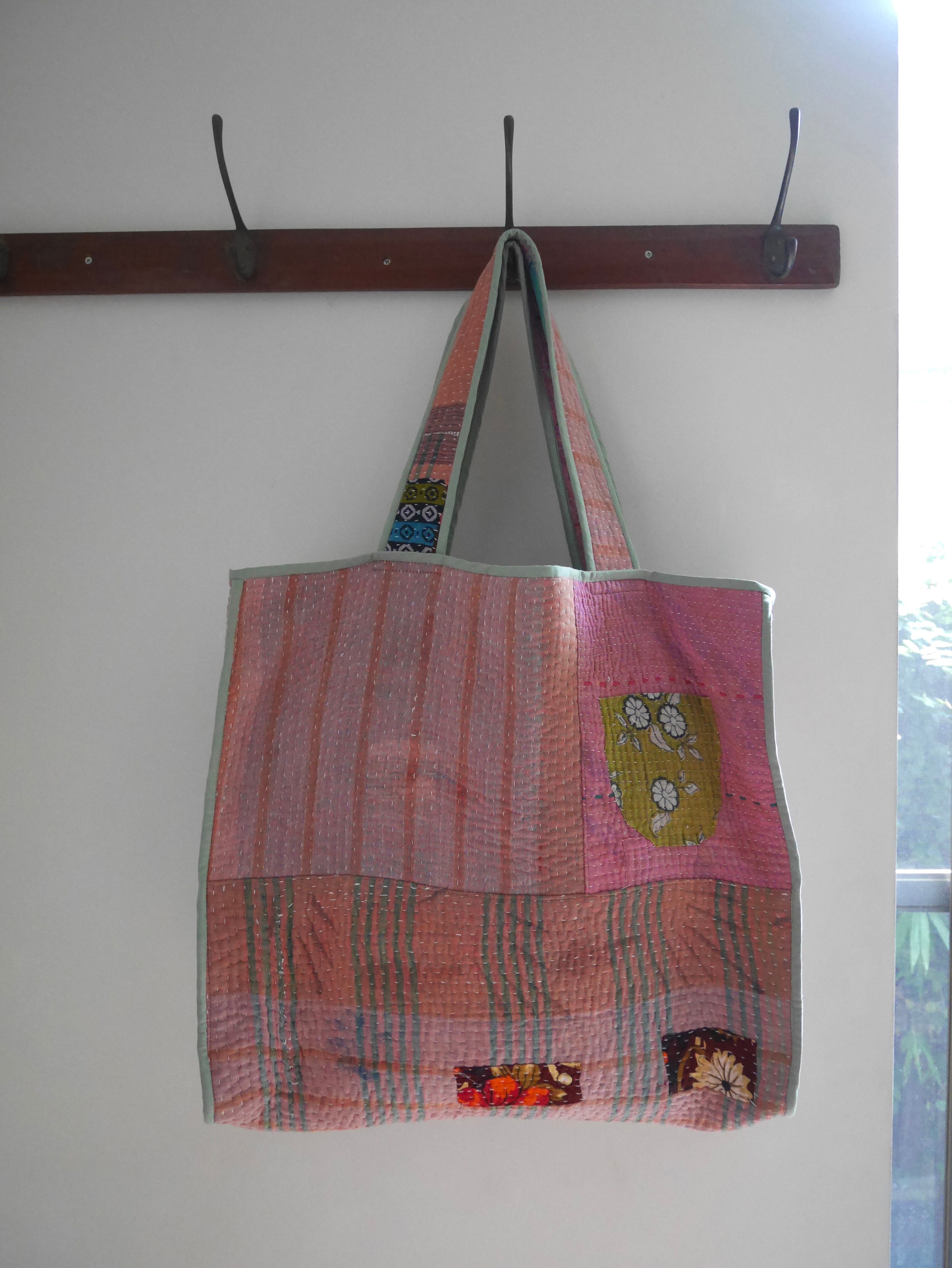 ラリーキルト・トートバッグ（大）・A | yuj handicrafts