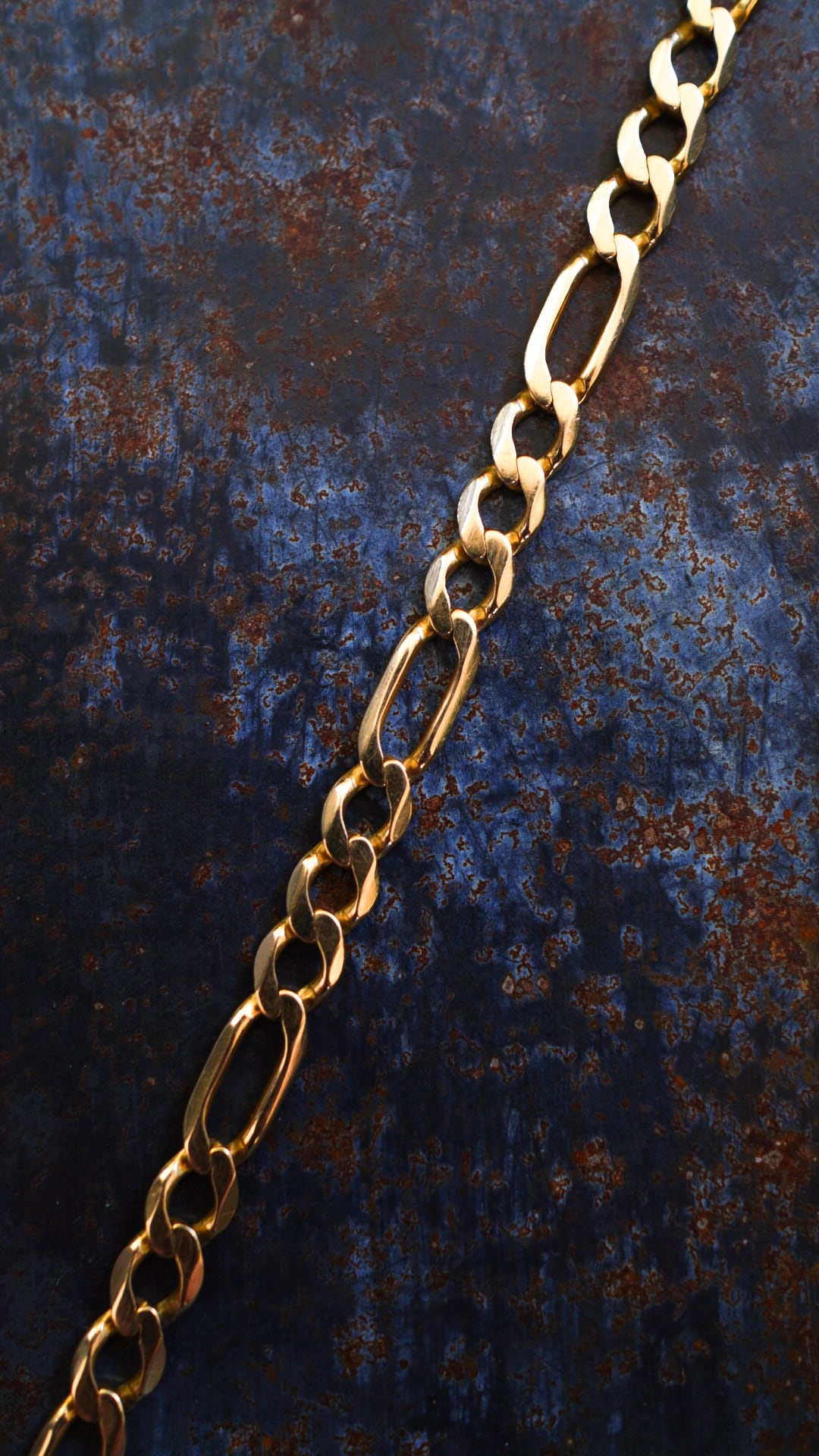 VINTAGE】U.K. VINTAGE 9ct イエロー ゴールド フィガロ
