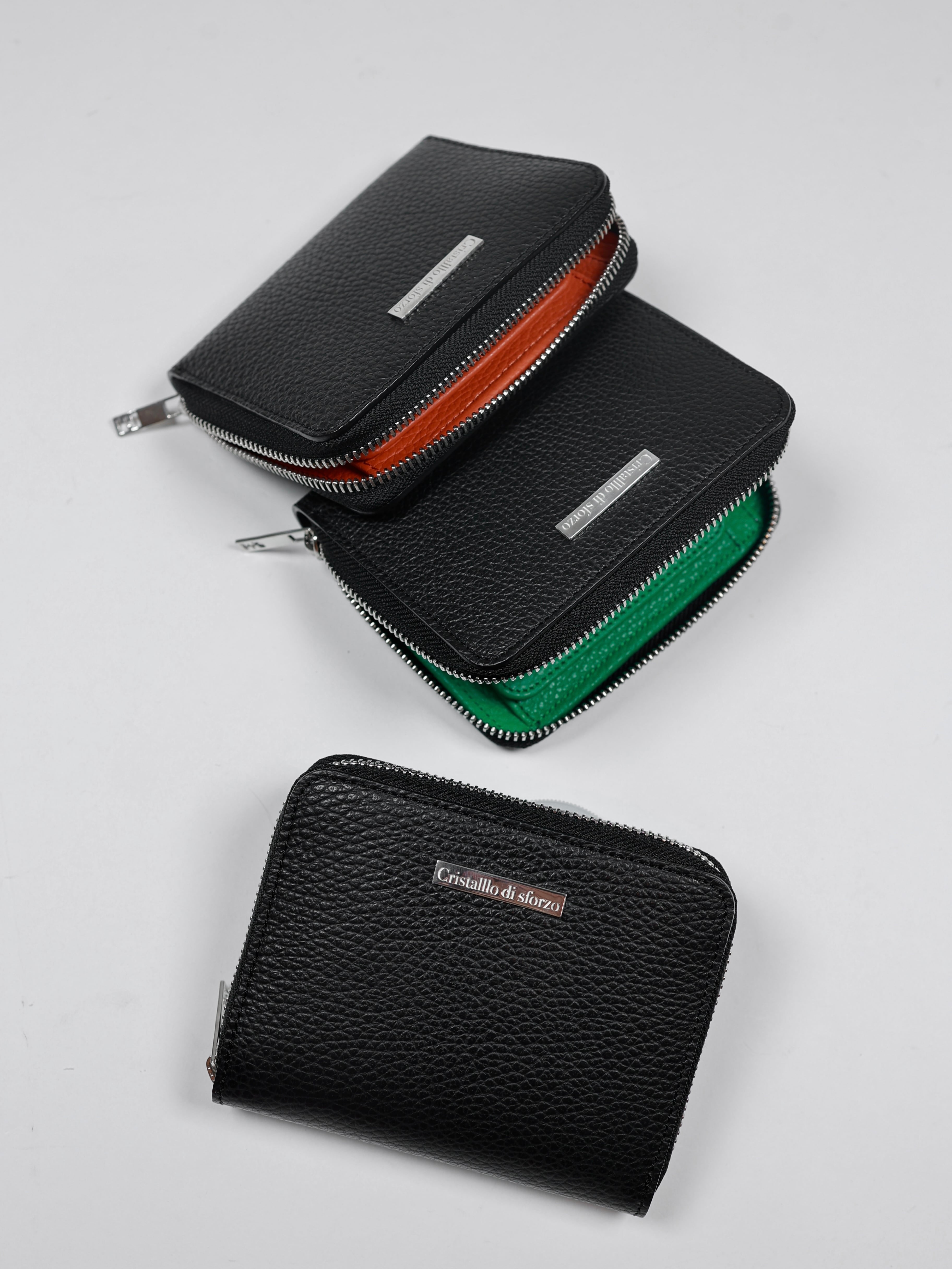 即納在庫あり】Italian Emboss Middle Wallet 【イタリア・マスト
