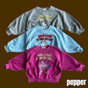 韓国子供服 / PEPPER / 26Autumn / ダンベル スウェット / 秋服 *XS~XL *
