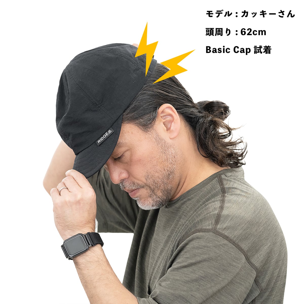 DM便190円】RIDGE MOUNTAIN GEAR リッジマウンテンギア Basic Cap
