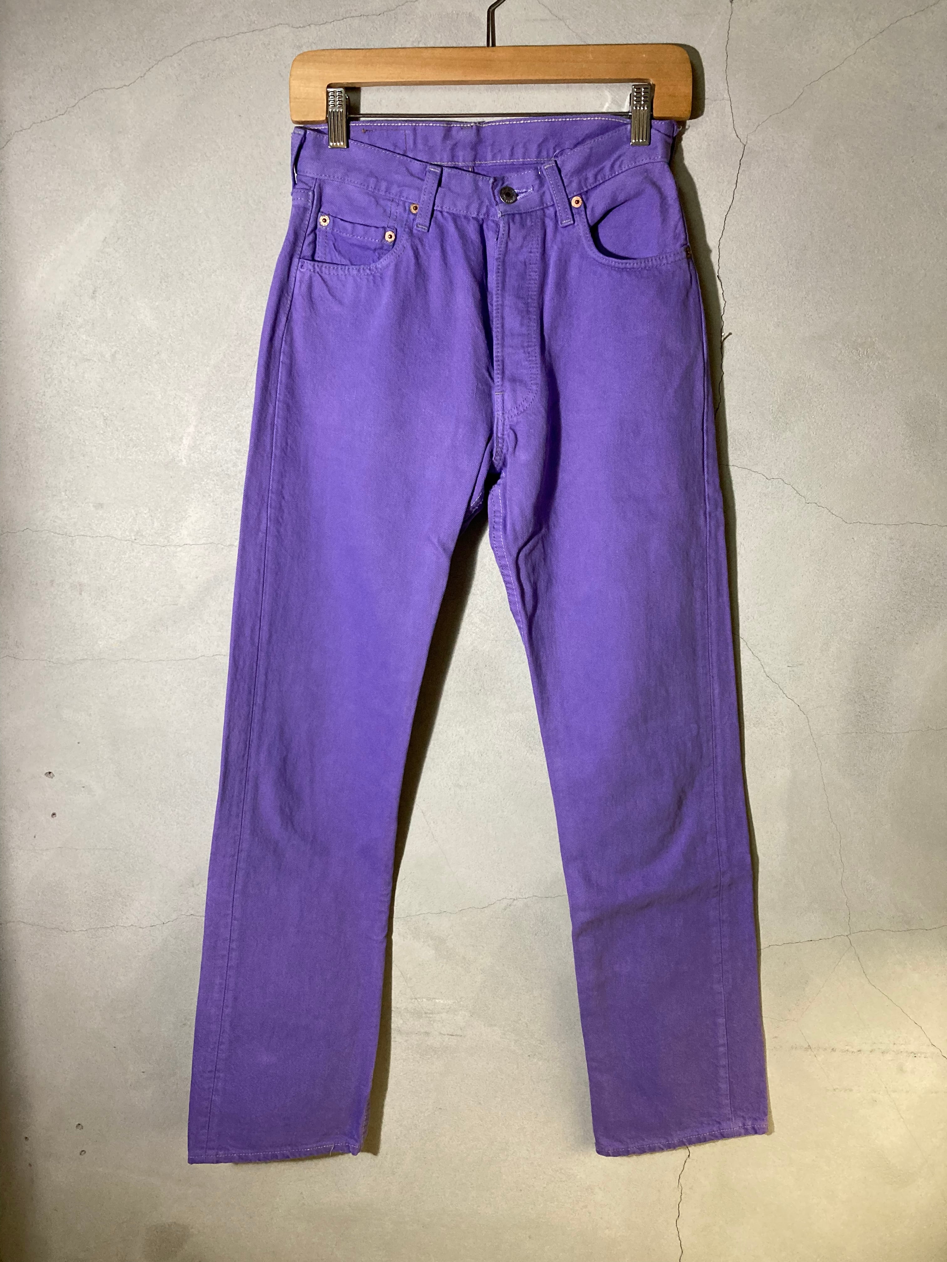 90s  LEVIS 501 COLOR DENIM PANTS  (beady clothing)