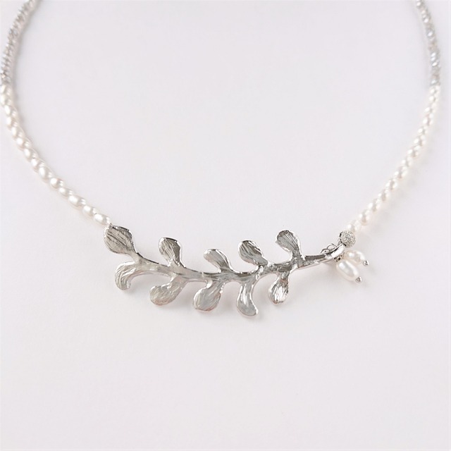 leaf necklace N002