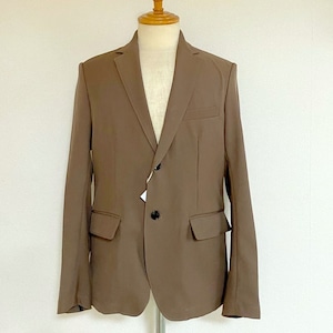 Stretch Tailored Jacket　Brown