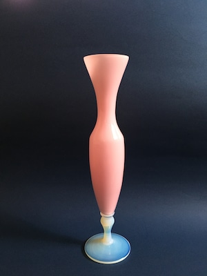 Opaline Pink Flower Vase