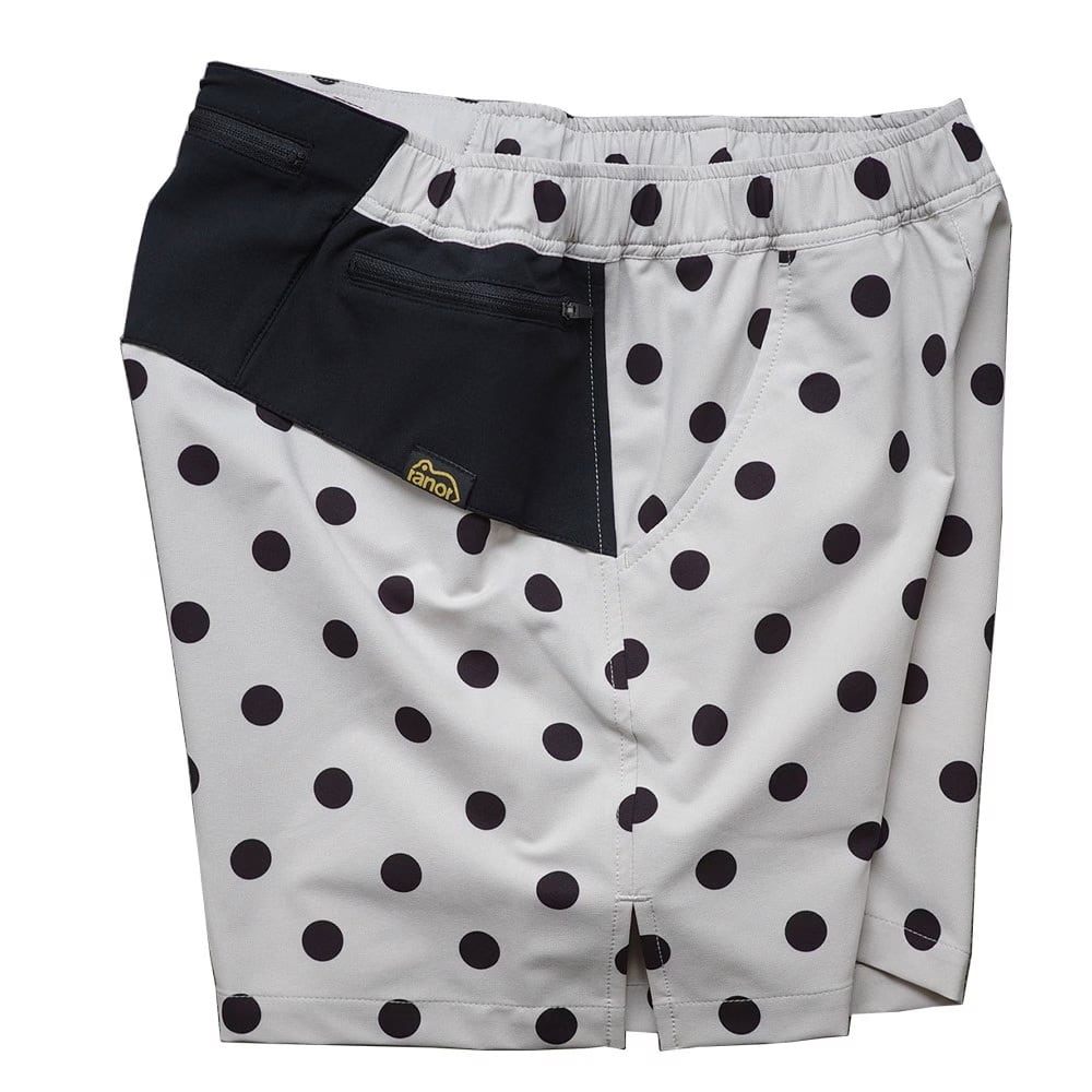 美品　ranor　ラナー　DOTS MIDDLE SHORTS　サイズS ranor(ラナー) DOT MIDDLE SHORTS BEIGE | play field mountain