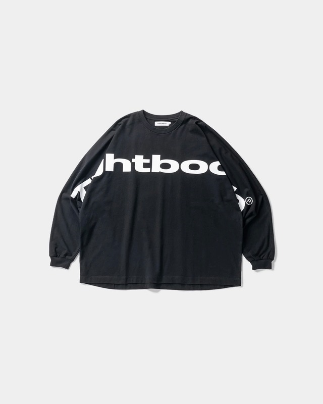 TIGHTBOOTH : BIG LOGO LS T-SHIRT SS24-T05 C/# BLACK , ORANGE , WHITE