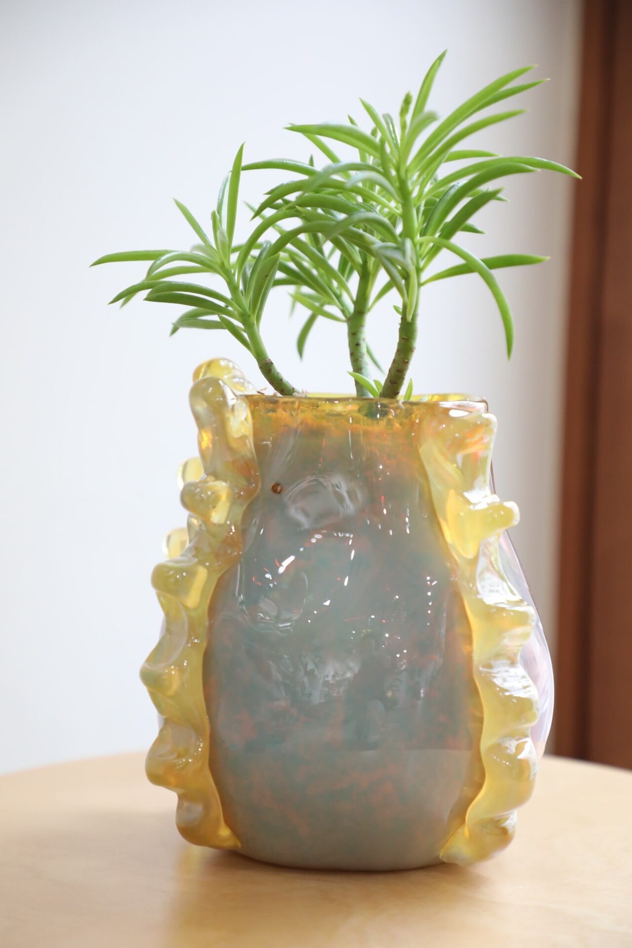 durian】ガラスアーティスト ”Yuri Iwamoto”×翠堂明 コラボ作品