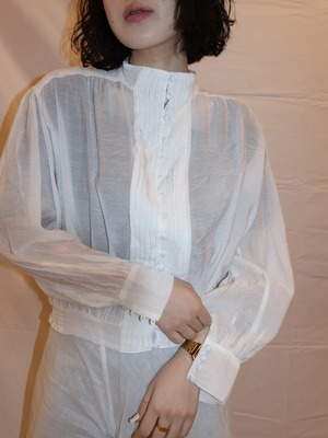 sheer design blouse 【1562】