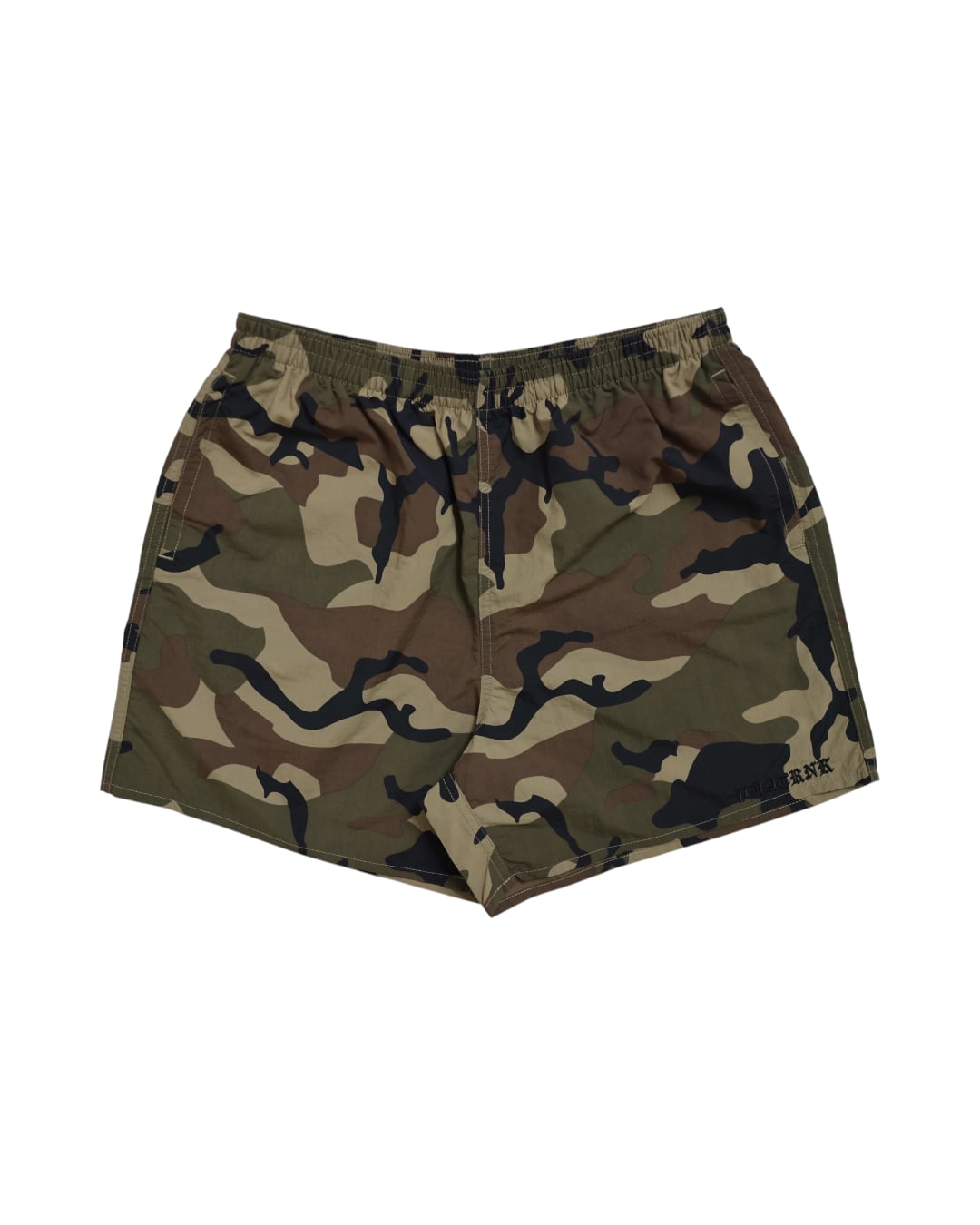 OLD ENGLISH LOGO EMBROIDERED NYLON SHORTS | PHATRNK OFFICIAL