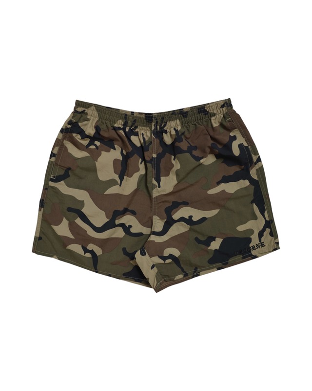 OLD ENGLISH LOGO EMBROIDERED NYLON SHORTS