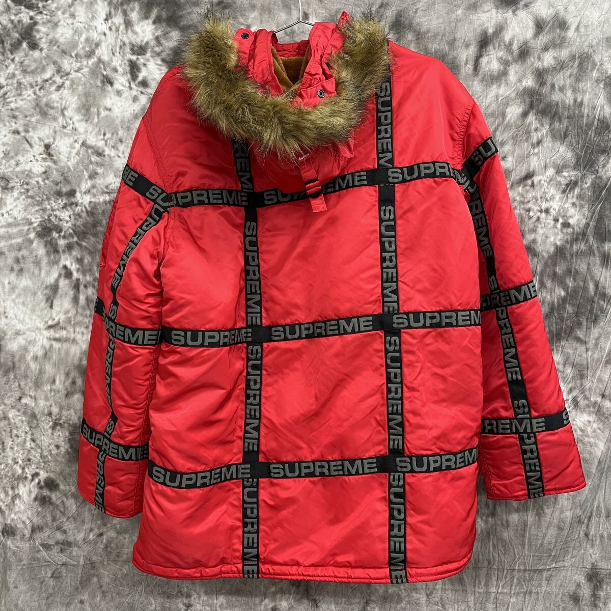 Supreme/シュプリーム【18AW】Logo Tape N-3B Parka/ロゴテープ