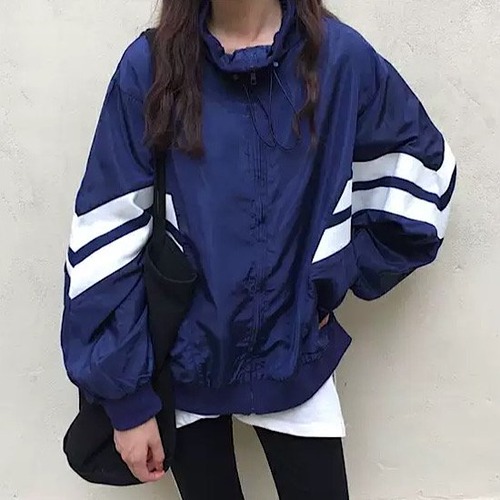 ジャケット アウター ウインドブレーカー 羽織り レディース 無地 体型カバー 大きいサイズ ゆったり 春 新作 長袖 大人スタイル スプリングウェア ルーズ カジュアル スリーブジャケット