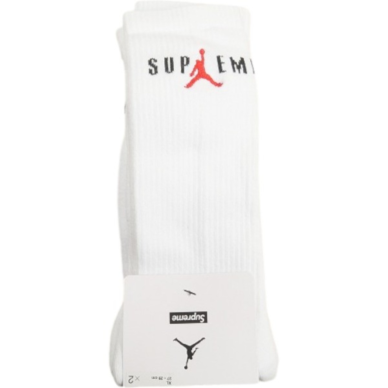 Size【M】 SUPREME シュプリーム ×NIKE Jordan 24AW Crew Socks White 