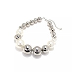 Minimalist Faux Pearl Beaded Necklace (ME245)