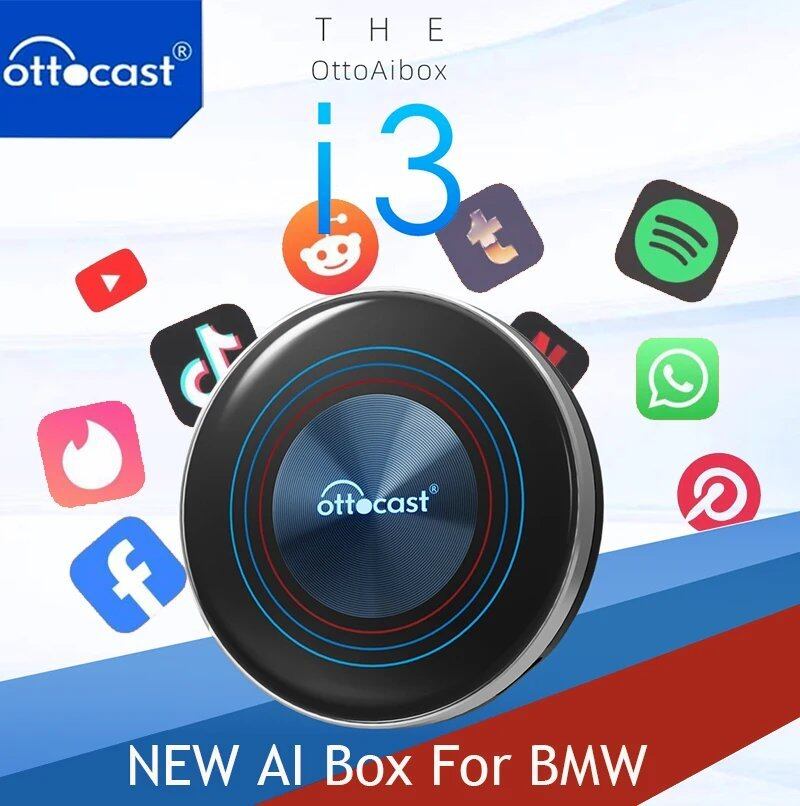 OTTOCAST i3 Carplay Ai Box ワイヤレス CarPlay アダプター android