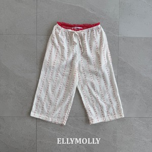 【予約】ellymolly Vintage veil pants