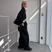 zipデザインオーバーSH/ブラック