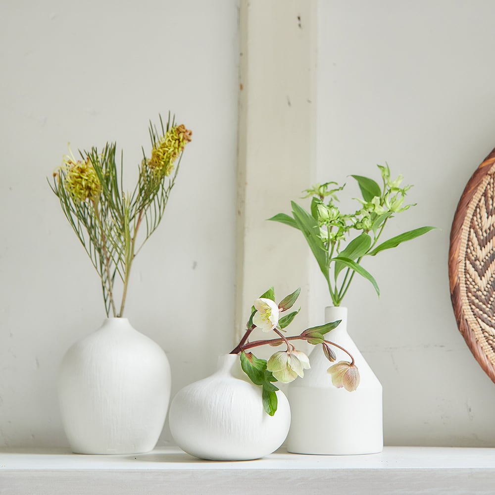 shesay PORCELAIN フラワーベース パフィ | Zakka so-la