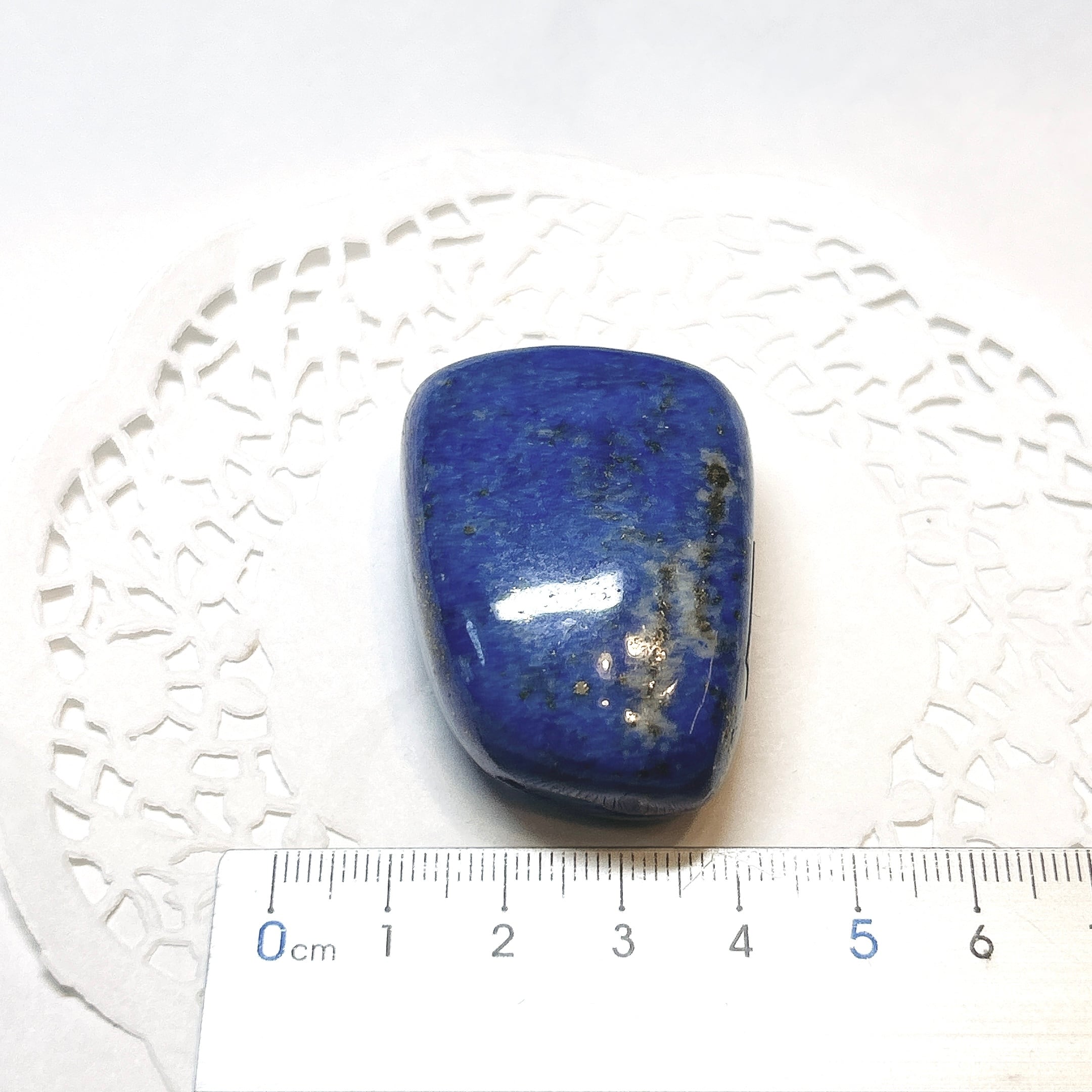 18051】 ラピスラズリ ペブル タンブル 磨き石 握り石 天然石