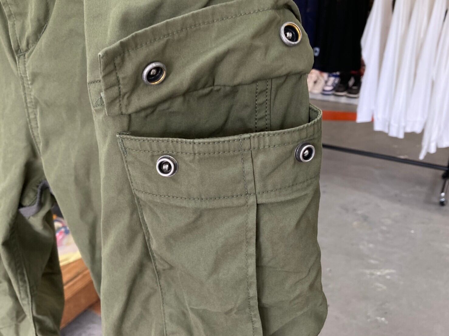 visvim JUMBO EIGER SANCTION PANTS OLIVE 1 150KF6611 | BRAND BUYERS ...