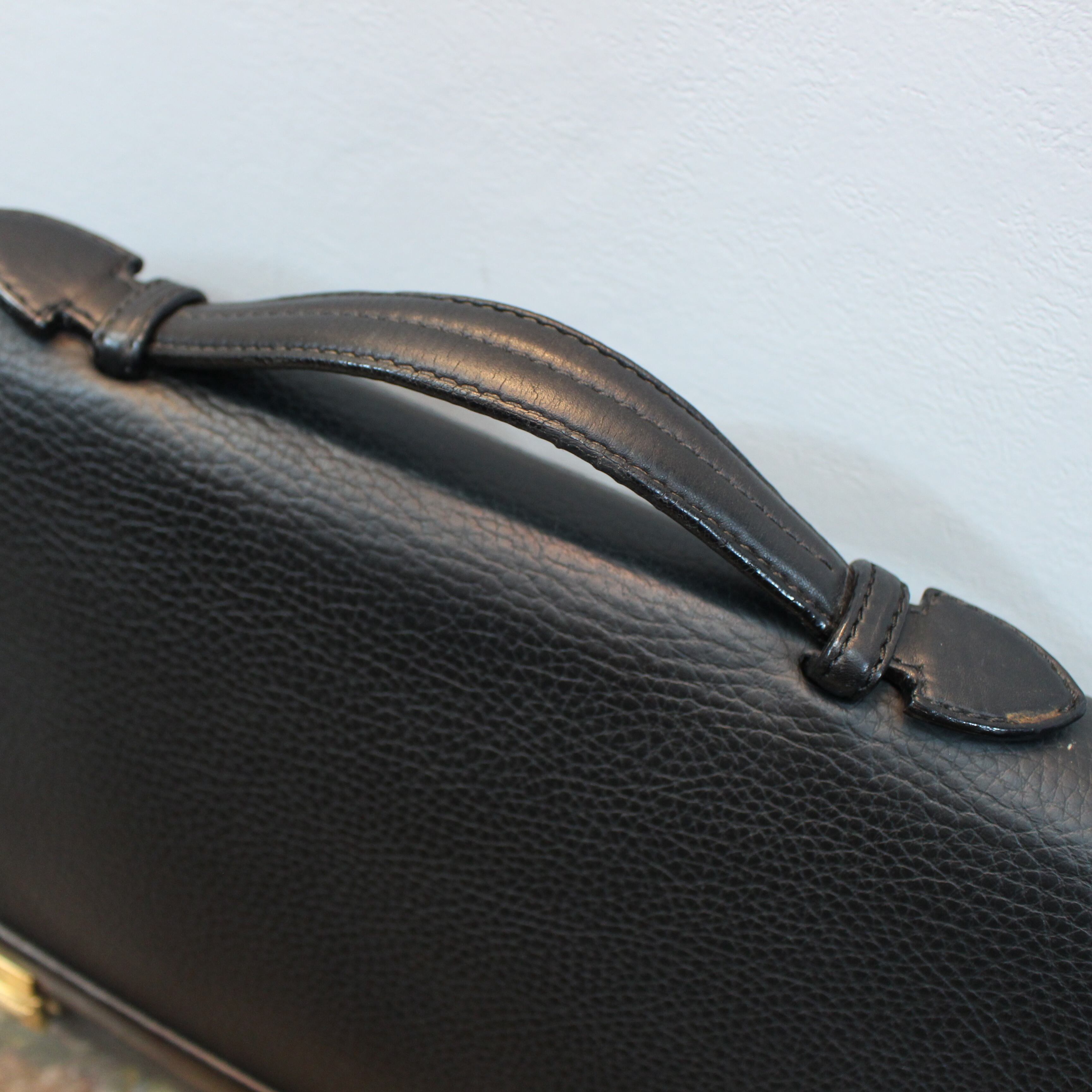 dunhill LEATHER BUSINESS BAG MADE IN ITALY/ダンヒルレザービジネス