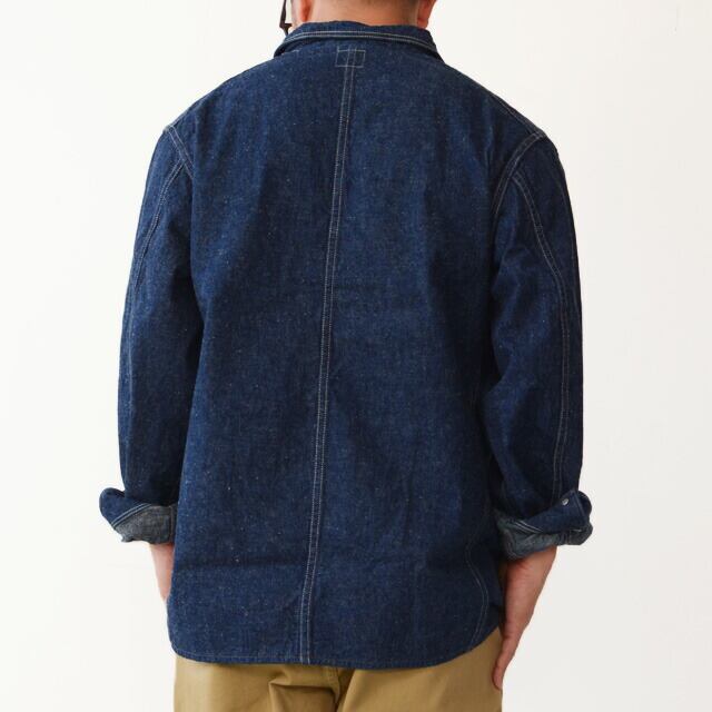 orslow [オアスロウ] 40's COVER ALL 9oz ORIGINAL SELVEDGE DENIM [01