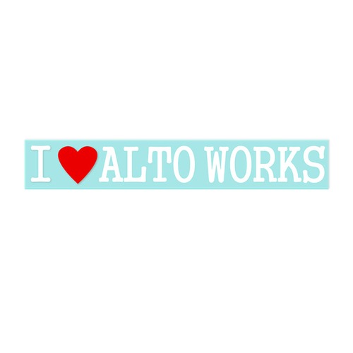 【Fproducts】アイラブステッカー/ALTO WORKS/アイラブ アルトワークス