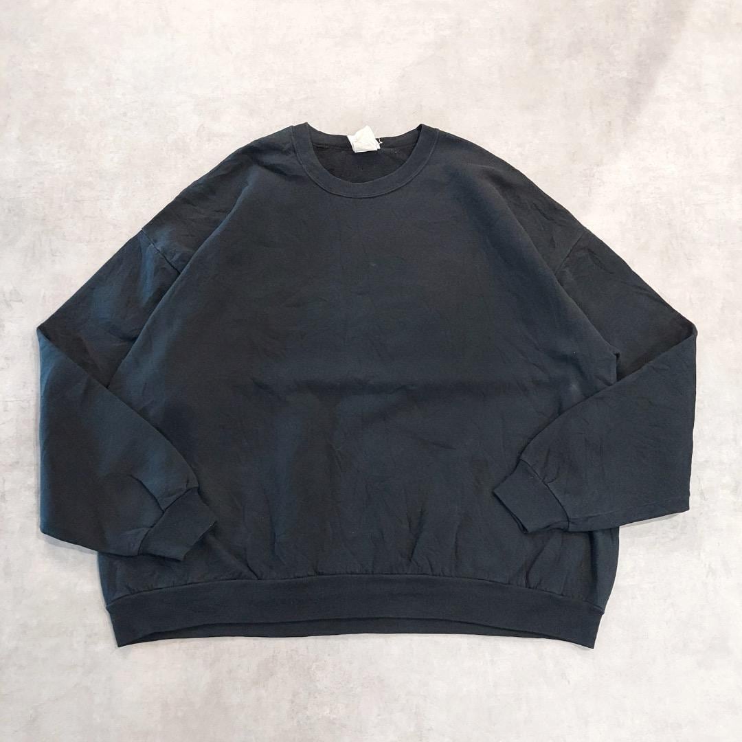 ジャージーズ スウェット 古着 90s 無地 3XL 黒 16855
