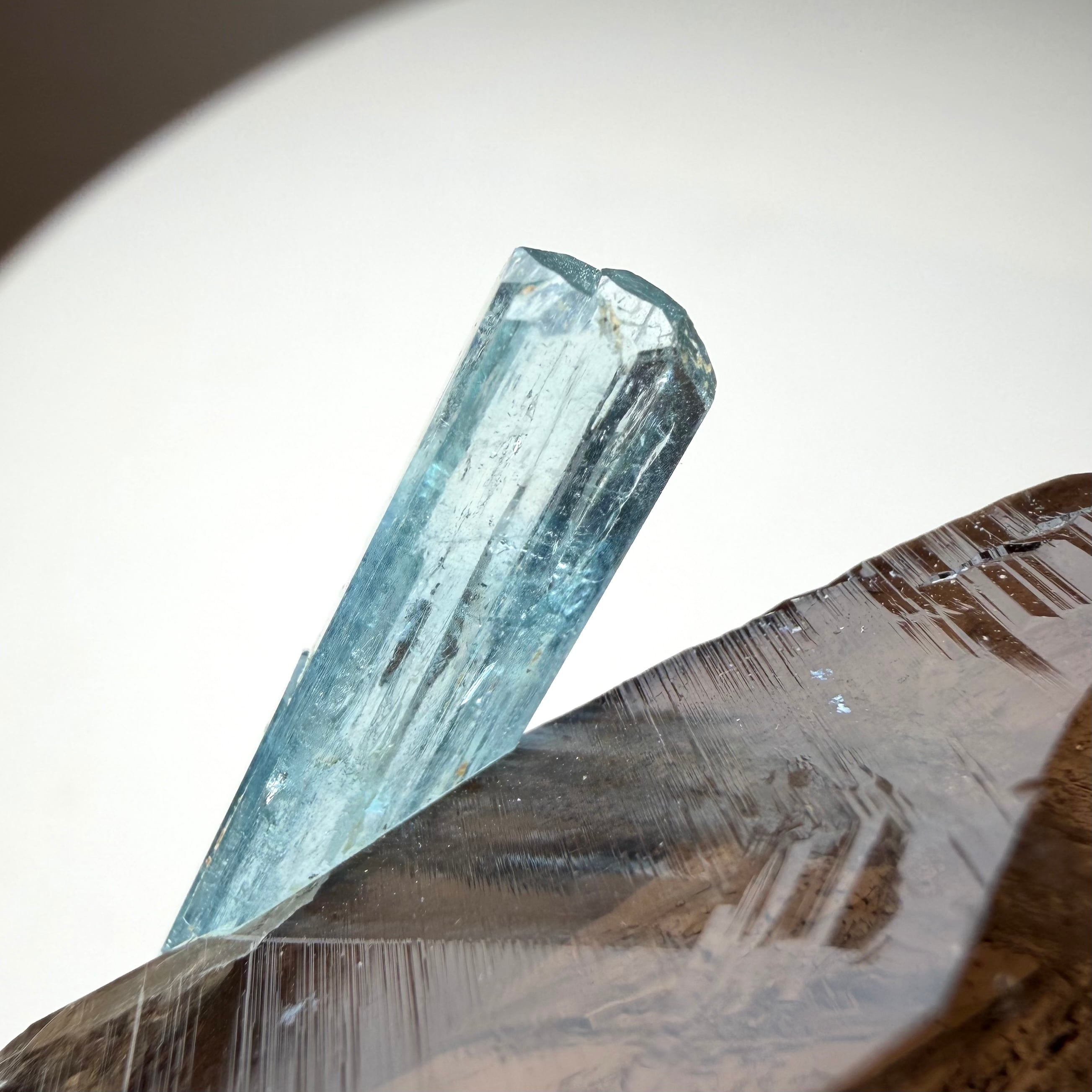 アクアマリン / スモーキークォーツ【Aquamarine with Smoky Quartz