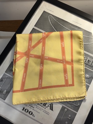HERMES / vintage bolduc scarf.