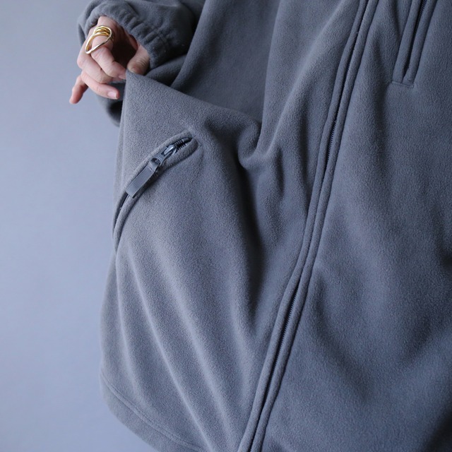 "KING SIZE" XXXL super over silhouette fleece jacket