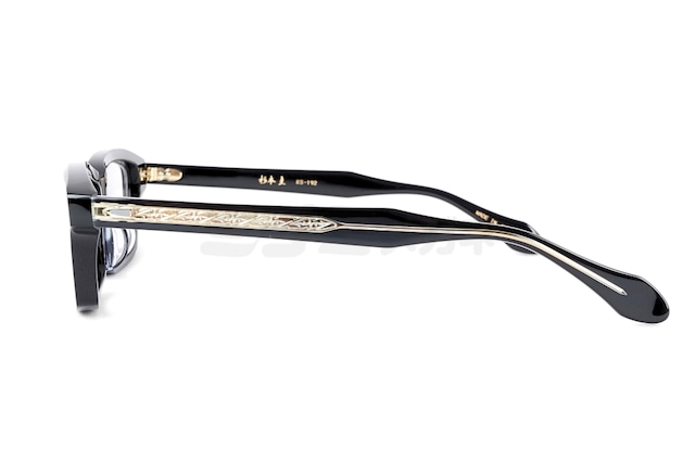 杉本 圭 メガネ KS-192 COL.1 スクエア 大きいサイズ 芯張り クラシカル 模様針 眼鏡 スギモトケイ 鯖江 日本製 正規品-3枚目
