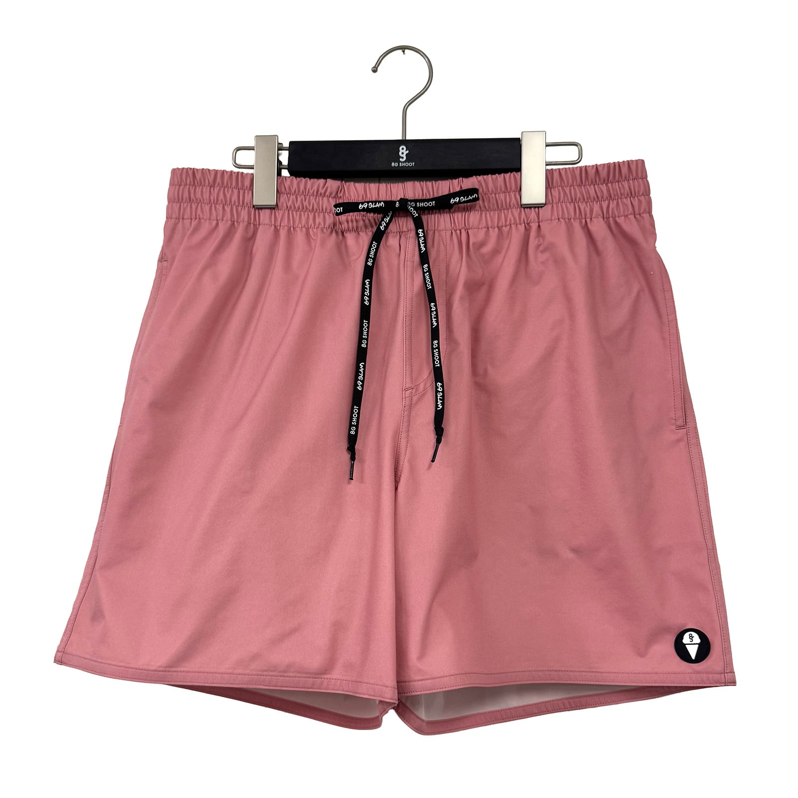 8G SHOOT × 69slam SHORT PANTS -ASH PINK-