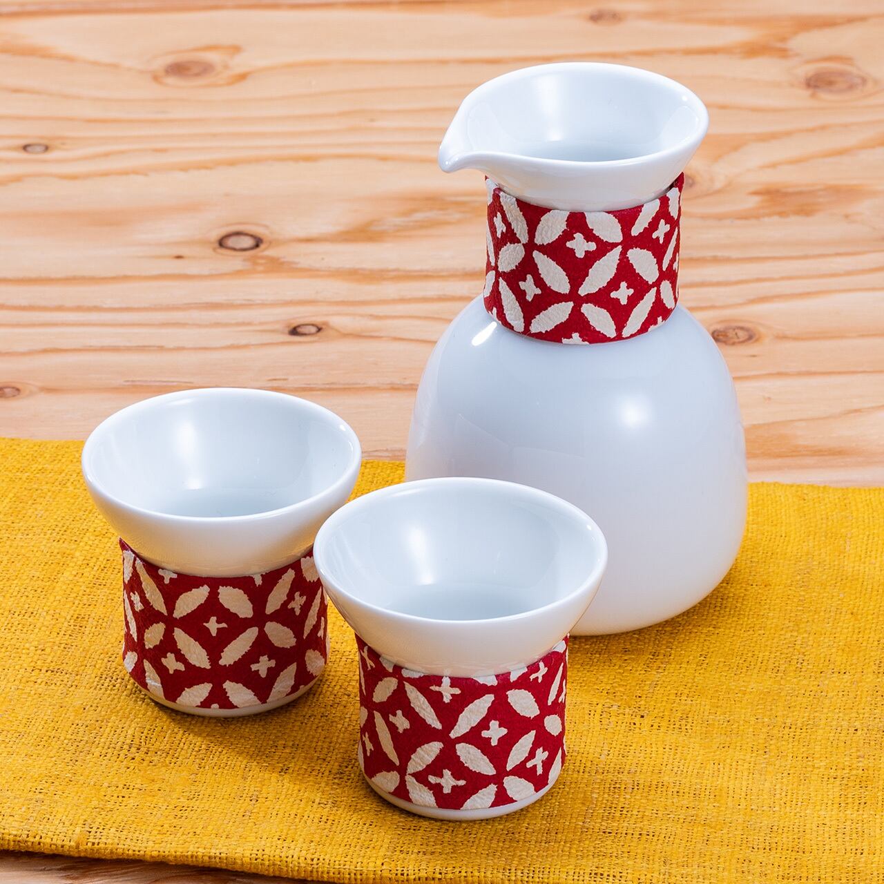 セラミックジャパン ハーモニー酒器セット 七宝 【商品番号：029