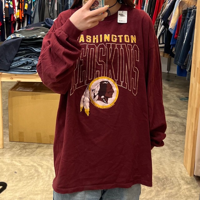 【NFL REDSKINS / レッドスキンズ 】ロンT