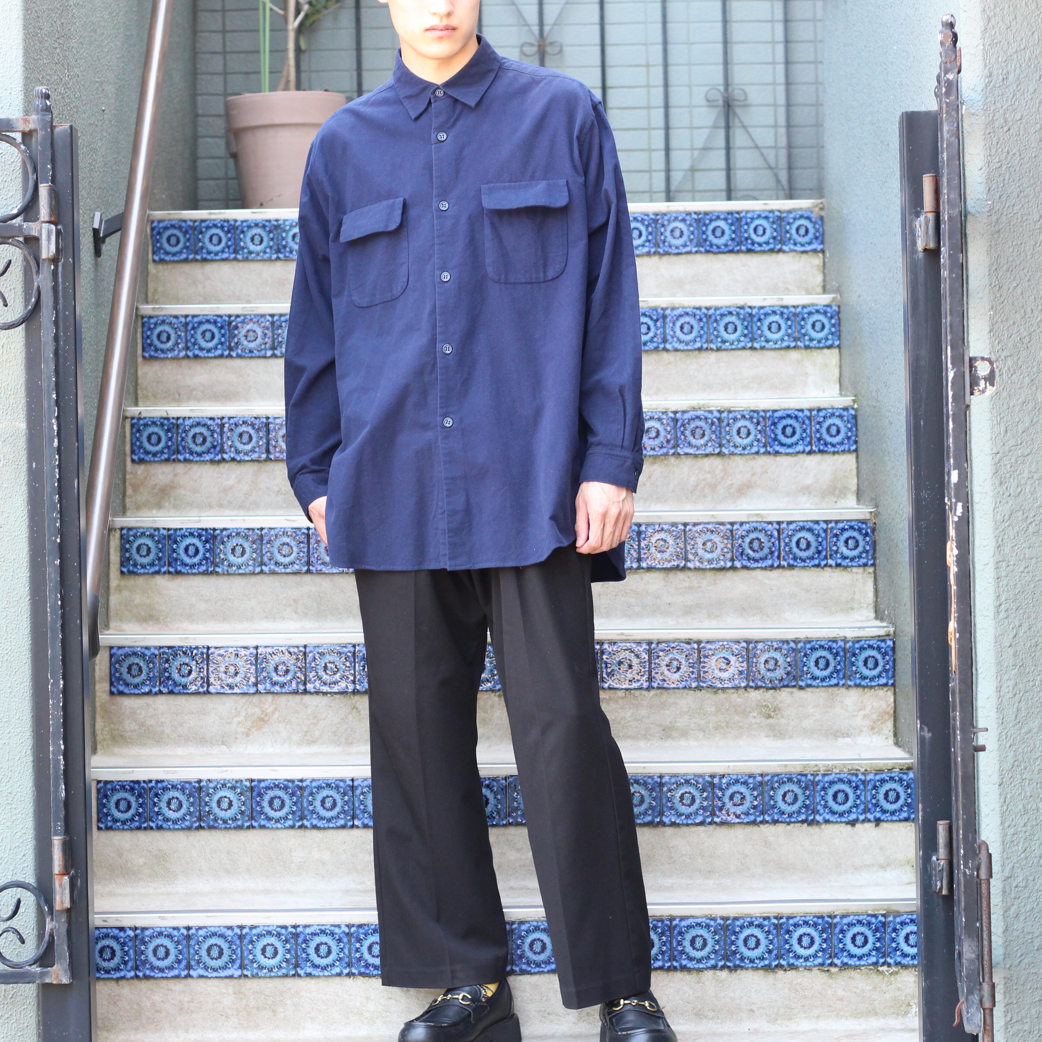はコットン Yohji Yamamoto - ヨウジヤマモト ビックシルエットシャツ