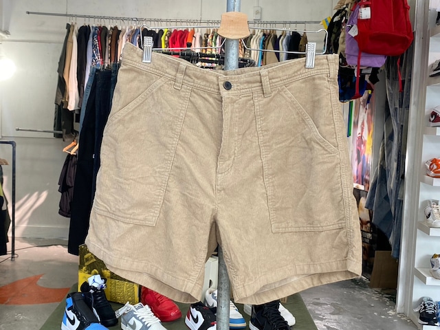 PATAGONIA CORD UTILITY SHORT BEIGE 34 57251 00672