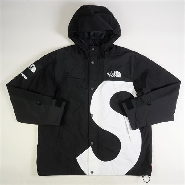 シュプリーム　黒s SUPREME S Logo Mountain Jacket