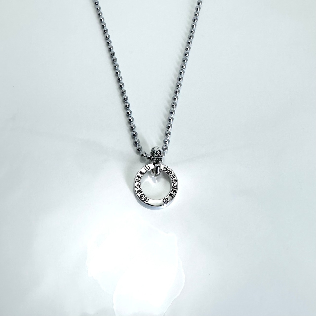 GODSIZE® LABEL RING PENDANT / ゴッドサイズ®レーベルリングペンダント