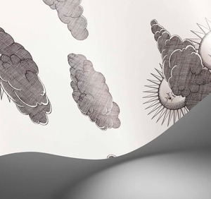 輸入壁紙　Cole & Son Fornasetti Soli e Nuvole