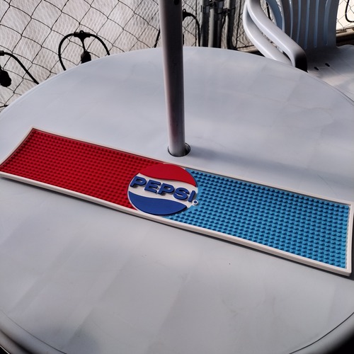 ラバーマット◆ペプシコーラ/pepsi◆アメリカン雑貨　ダイナー　バーカウンター　インテリア