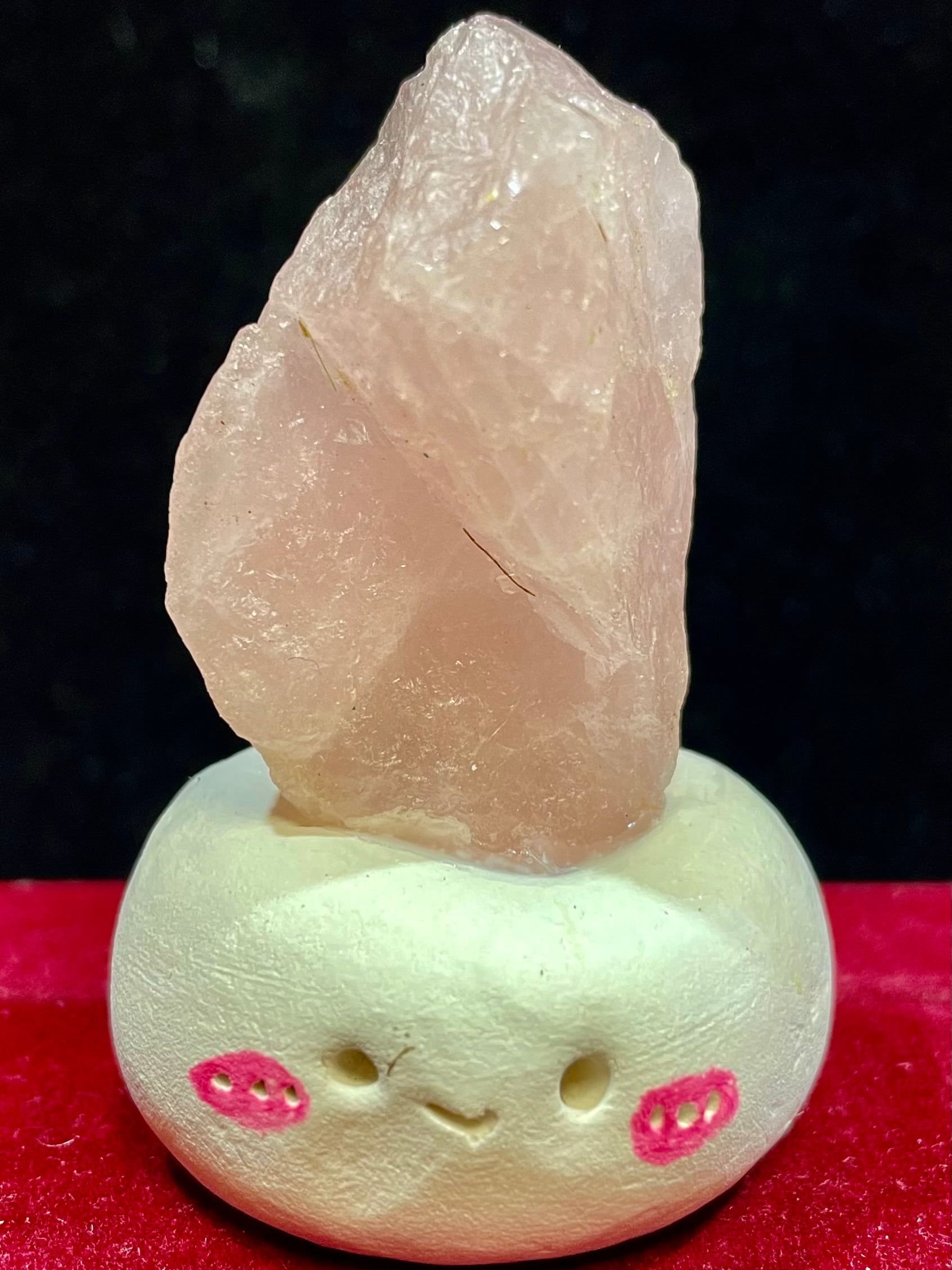 9) 「ローズクオーツ」ハンドメイド・アート