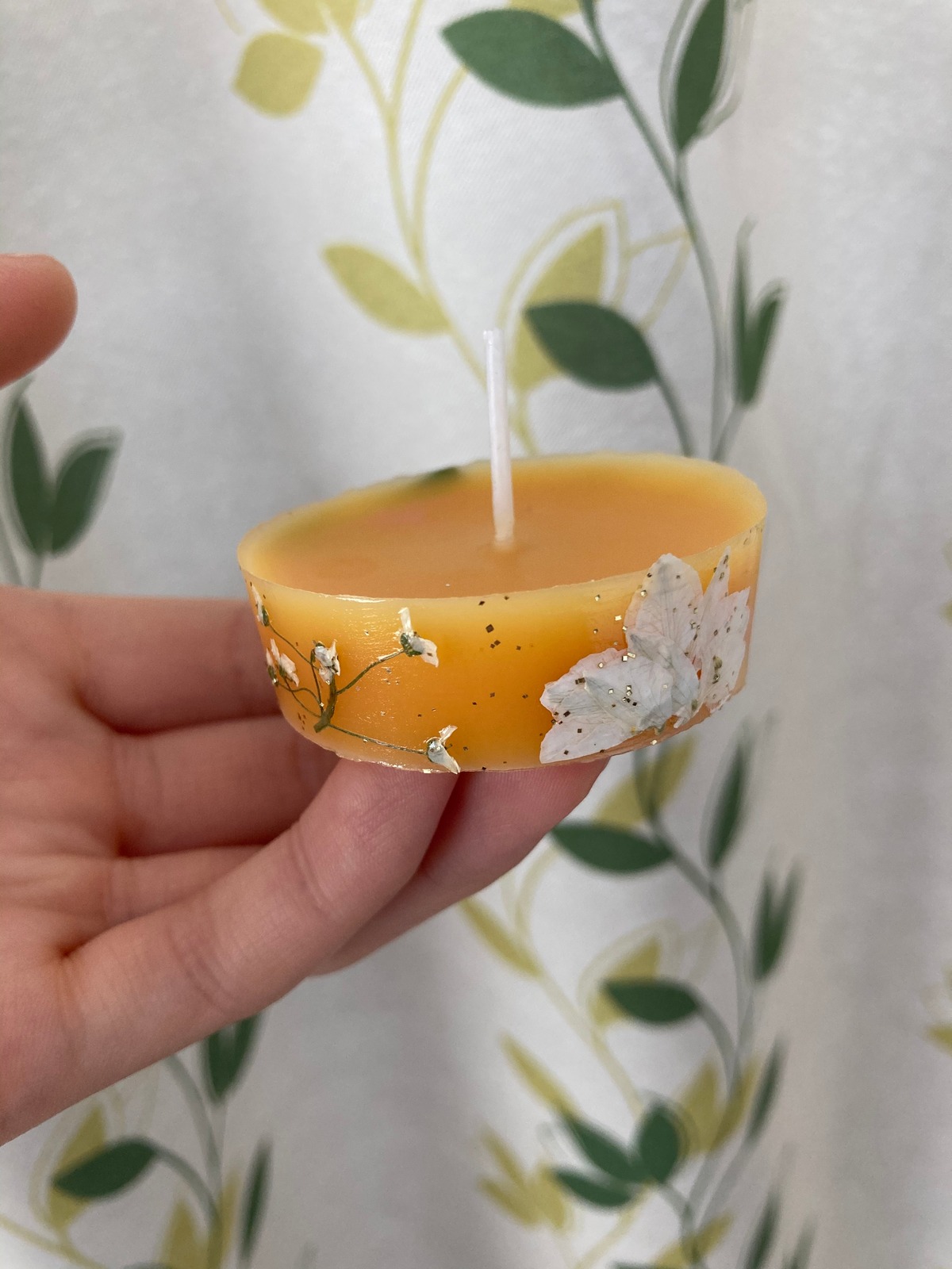 魔除け ボタニカルキャンドル 蜜蝋キャンドル しあわせのキャンドル Happyroom