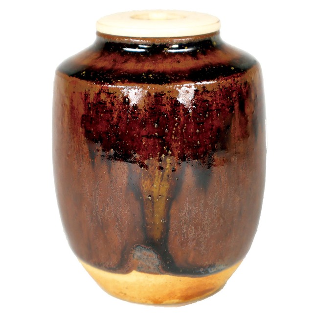 加藤光右ェ門 作　瀬戸 肩衝茶入