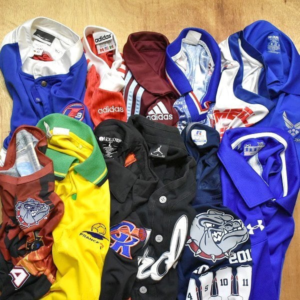 1点物◇ジョーダンJORDAN背番号45黒ベースボールシャツ古着メンズ