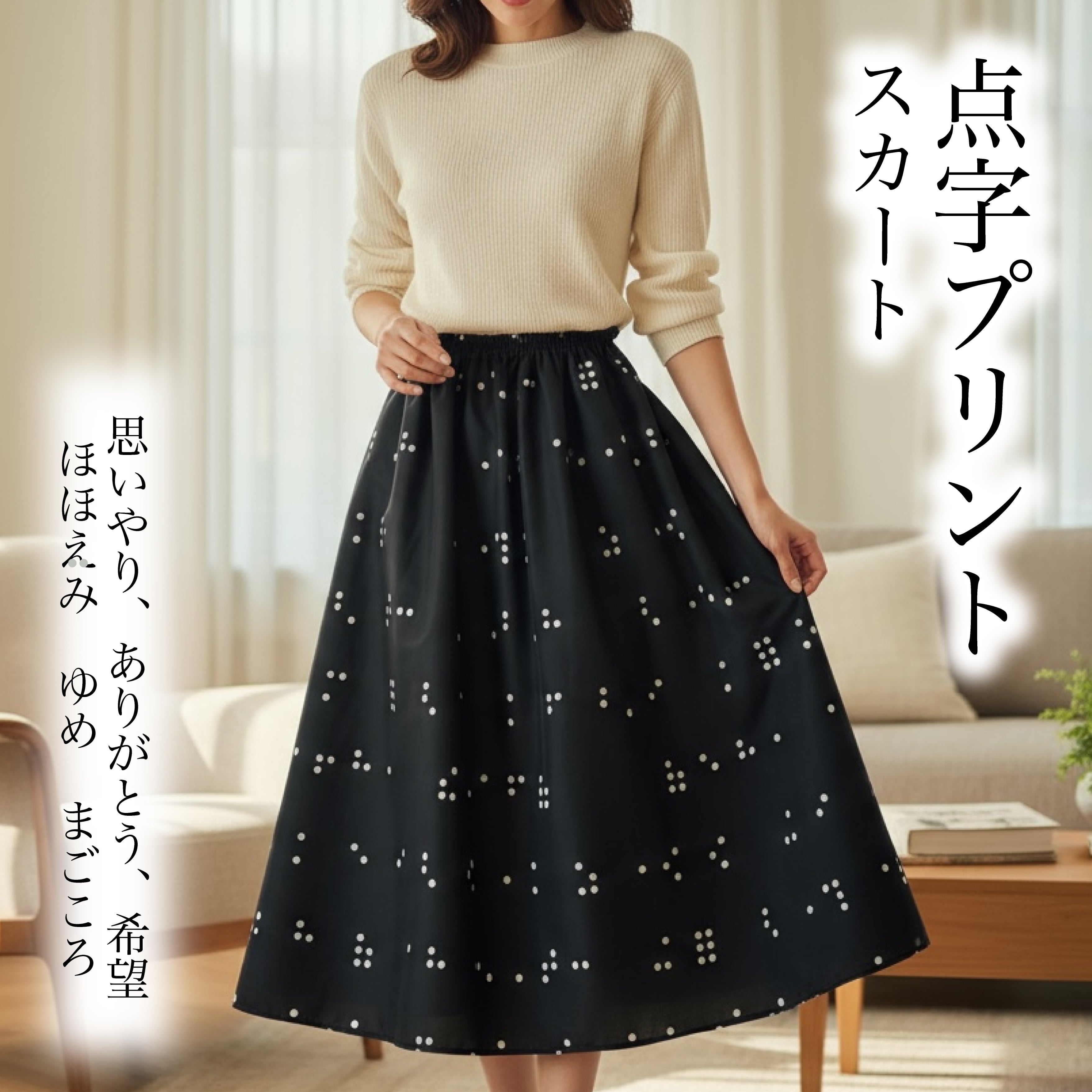 点字スカート | tenbo webshop